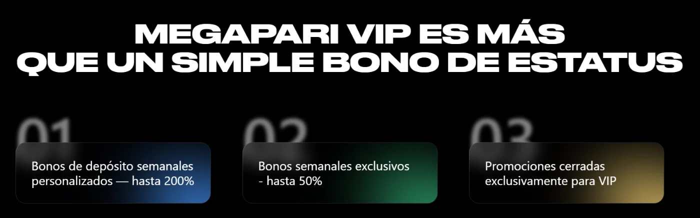 Megapari Casino Programa VIP